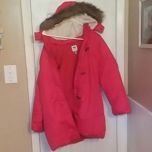 Old Navy red winter coat
